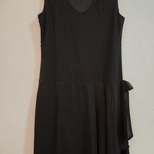 Elegant Black Sleeveless Dress